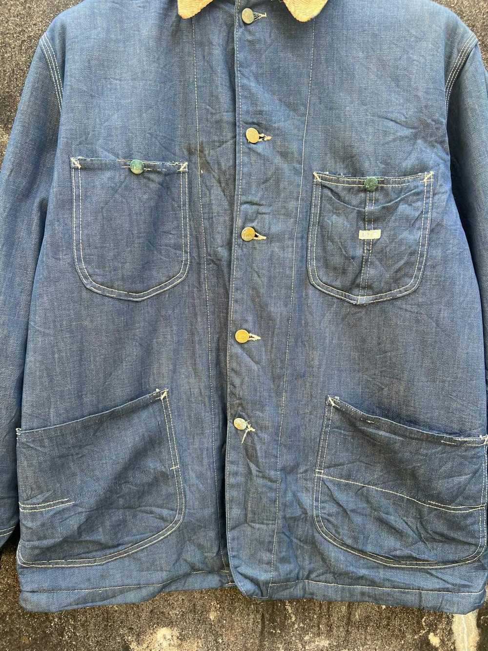 Denim Jacket × Lee 1950s Lee Union Made Blanket D… - image 7