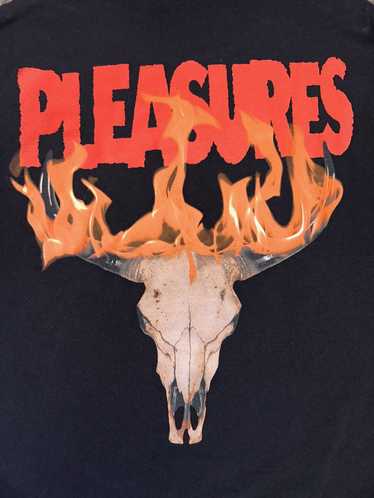 Pleasures Flaming skull tee