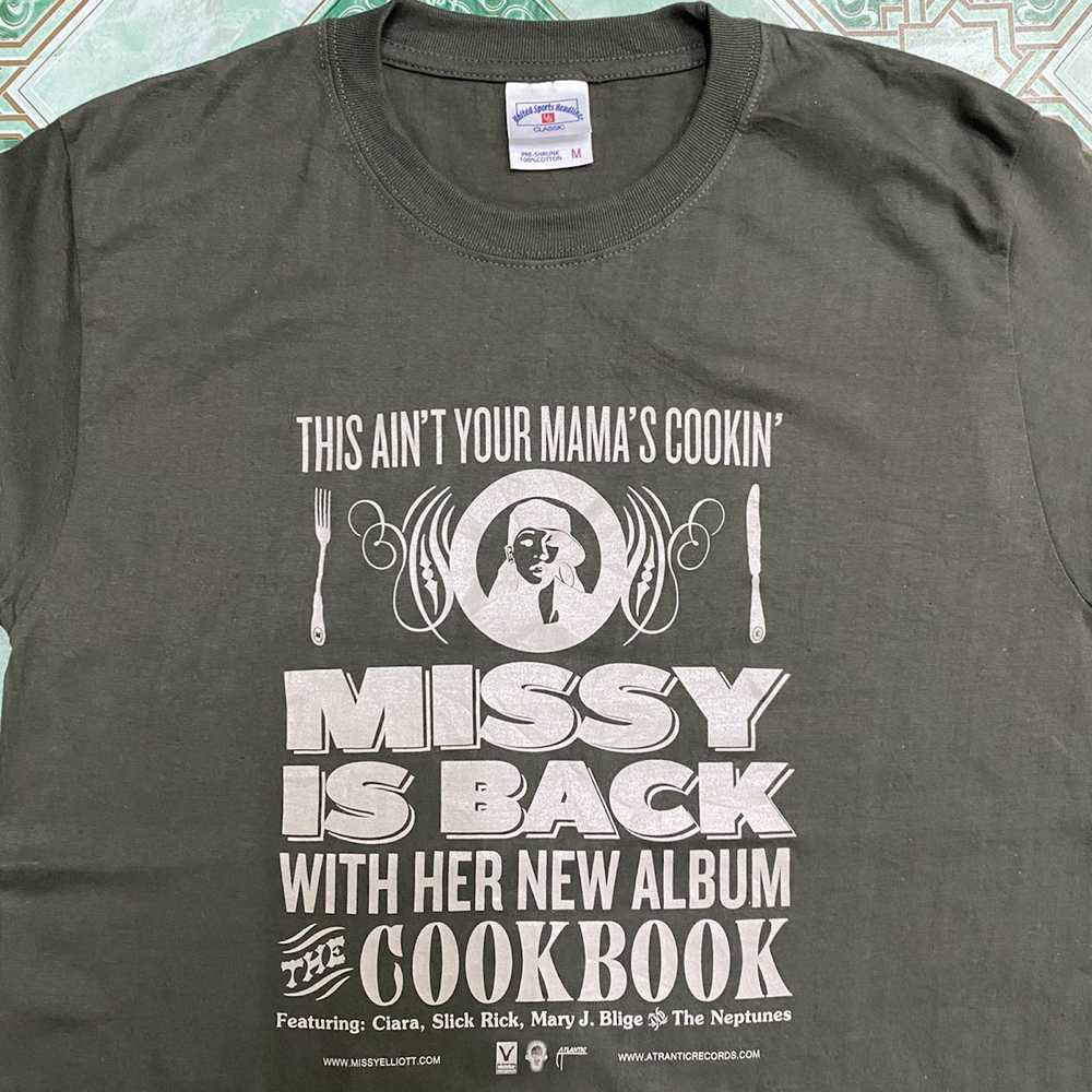 Rap Tees × Vintage Vintage Missy Elliott The Cook… - image 2