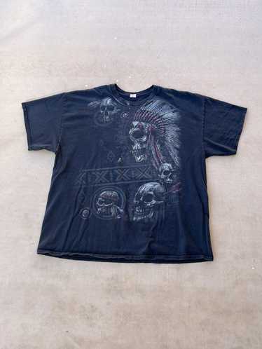 Y2k grunge affliction tee - Gem