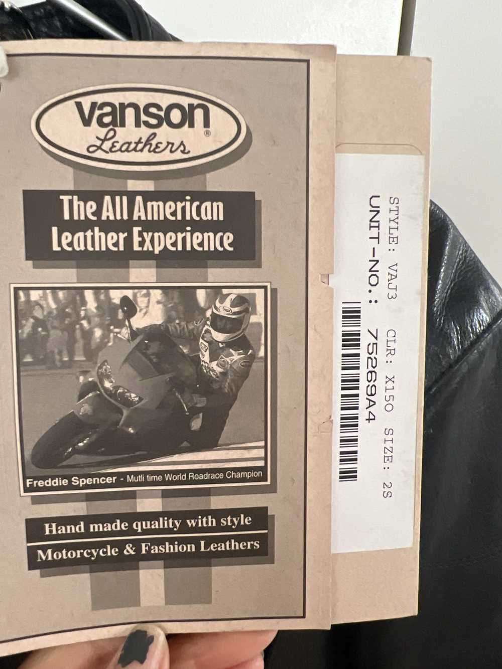 Vanson Leathers Vanson Leather Motorcycle Jacket - image 5