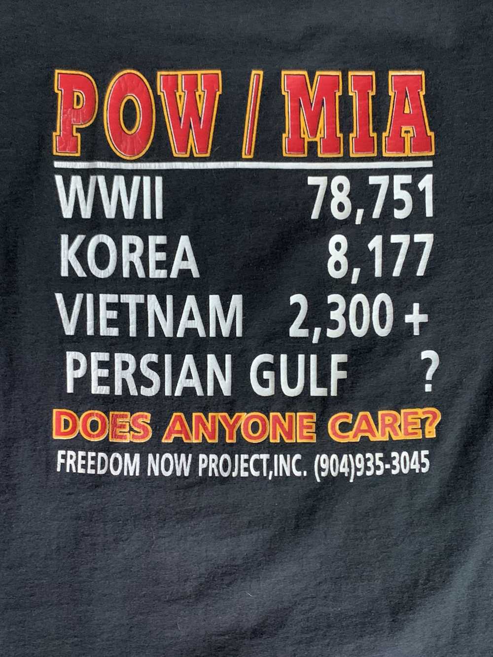 Vintage Vintage Persian Gulf POW MIA T Shirt - image 4