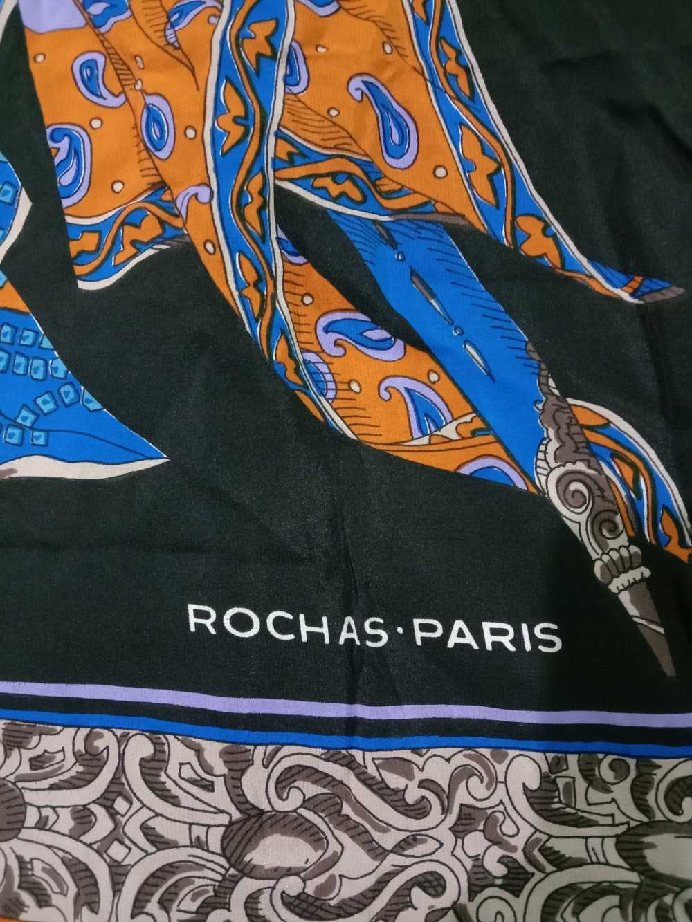 Other × Vintage Vintage Rochas Paris Silk Scarf