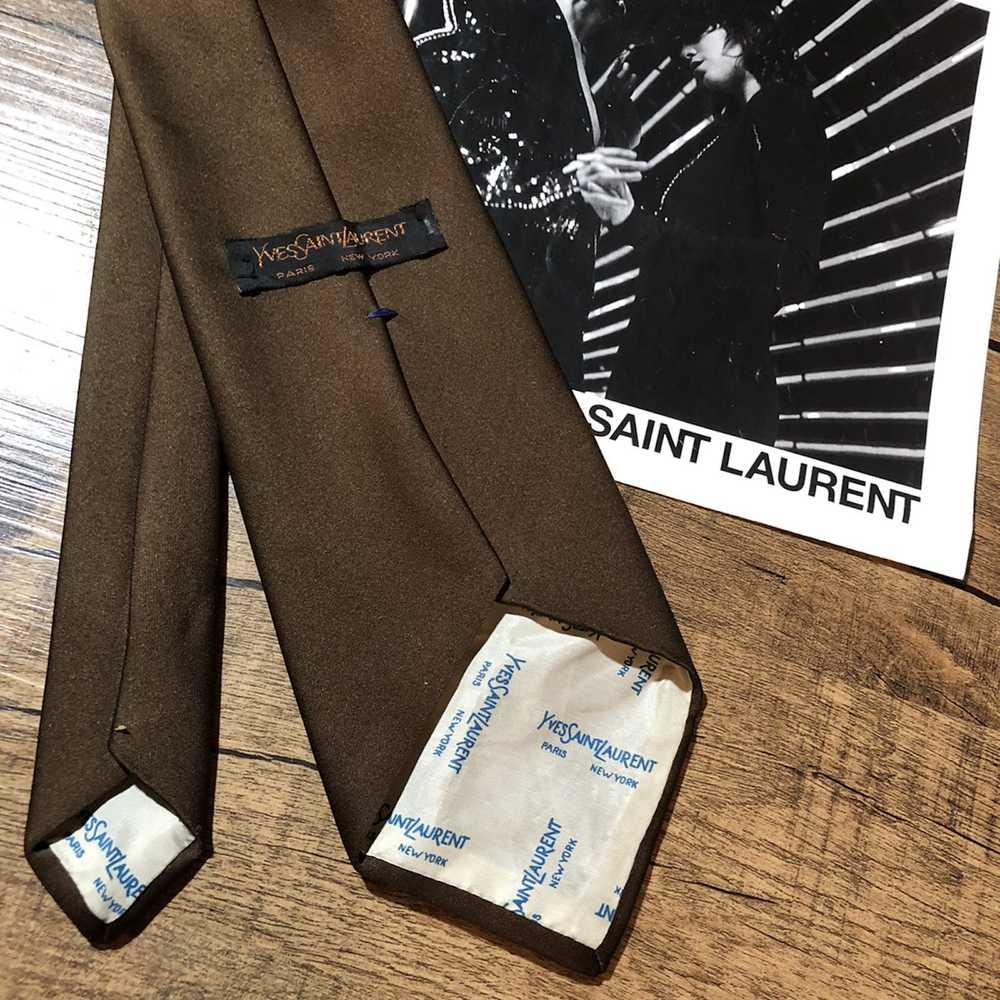 Yves Saint Laurent YSL Authentic Vintage Tie - image 7