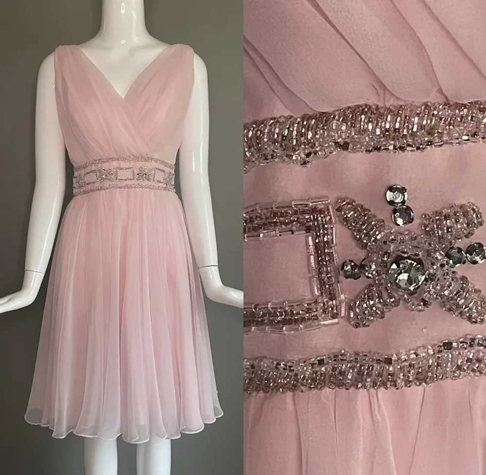 Miss Elliette Pink Party Dress S - image 2