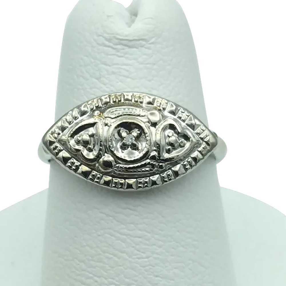 10KW .01ctw Diamond Fashion Ring - image 1
