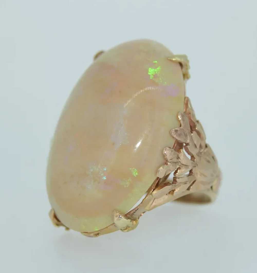 25.5 Carat Natural Opal & 14K yellow and Rose Gol… - image 10