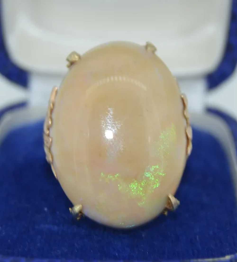 25.5 Carat Natural Opal & 14K yellow and Rose Gol… - image 11