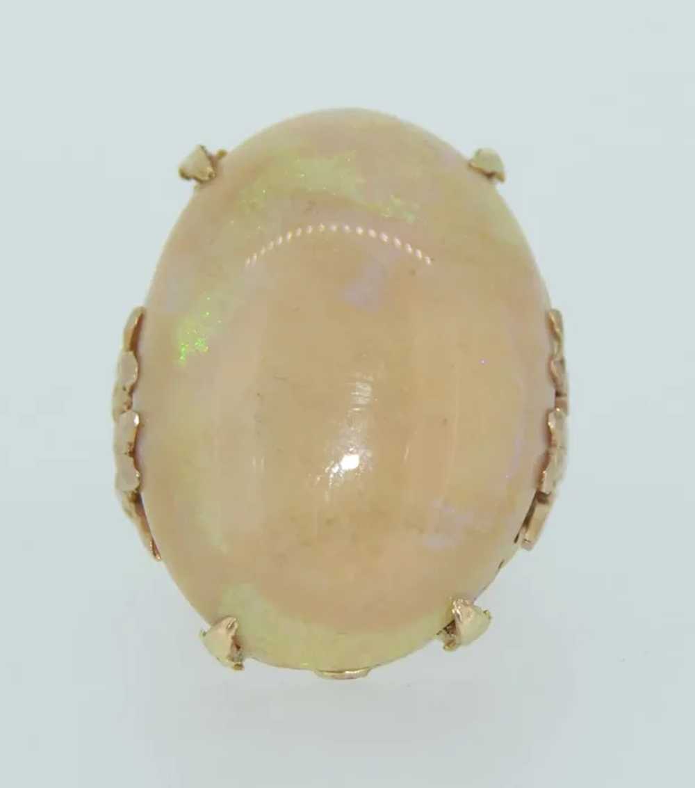 25.5 Carat Natural Opal & 14K yellow and Rose Gol… - image 12