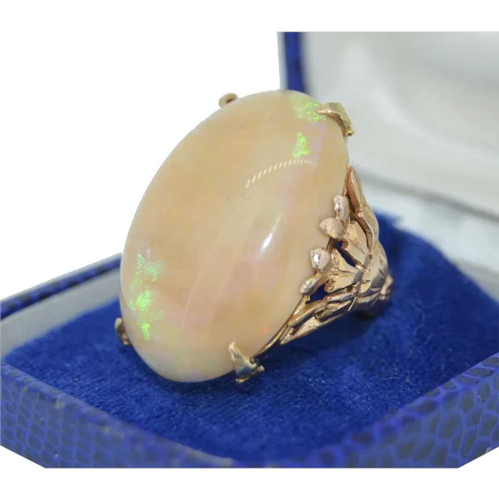 25.5 Carat Natural Opal & 14K yellow and Rose Gol… - image 1