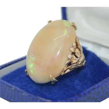 25.5 Carat Natural Opal & 14K yellow and Rose Gol… - image 1