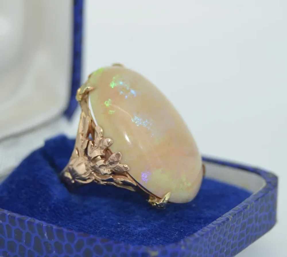 25.5 Carat Natural Opal & 14K yellow and Rose Gol… - image 4