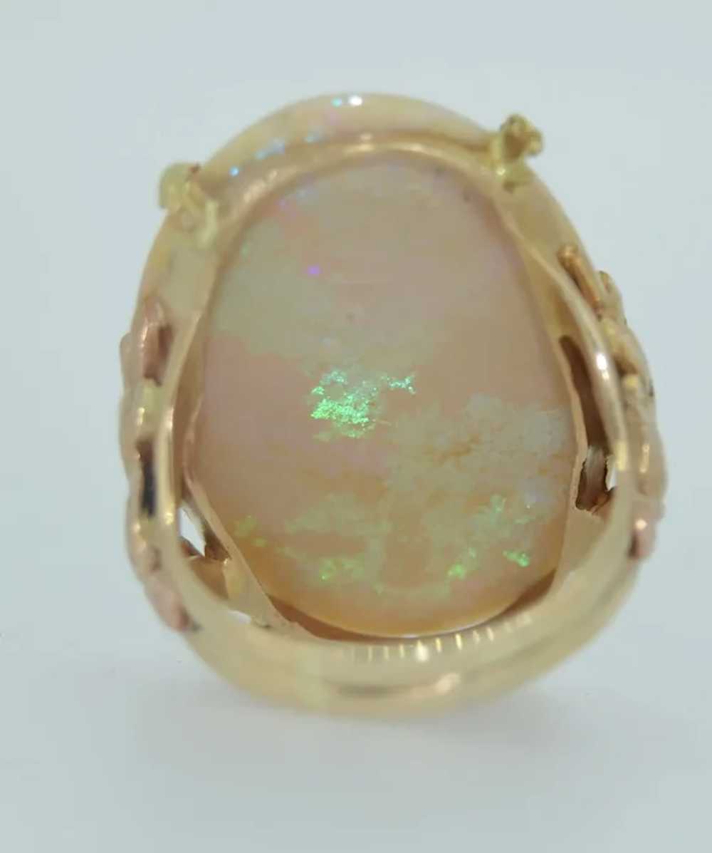 25.5 Carat Natural Opal & 14K yellow and Rose Gol… - image 5