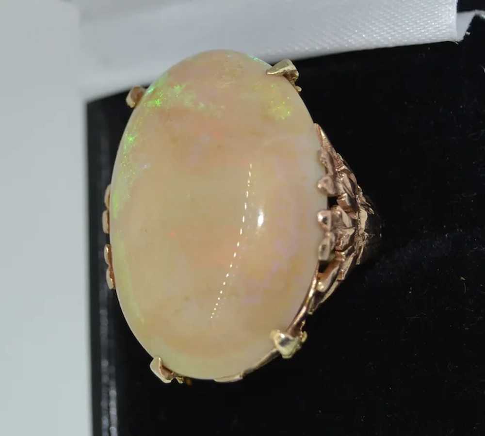 25.5 Carat Natural Opal & 14K yellow and Rose Gol… - image 7