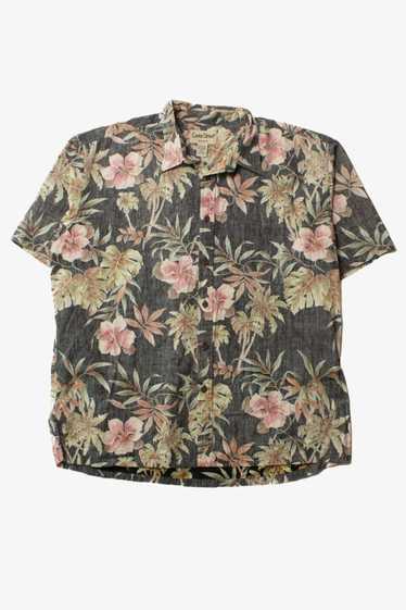 Vintage Cooke Street Hibiscus Hawaiian Shirt (199… - image 1