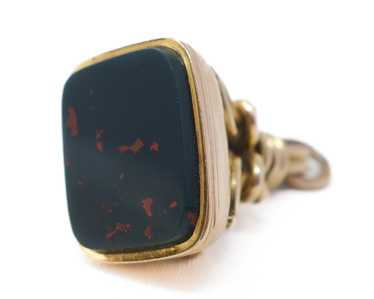 Victorian Bloodstone Fob - image 1