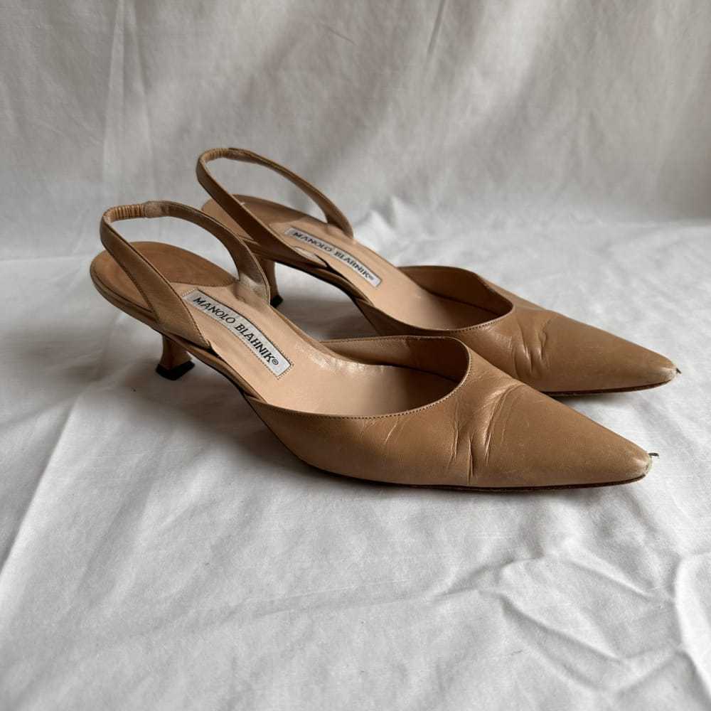 Manolo Blahnik Maysale leather heels - image 2