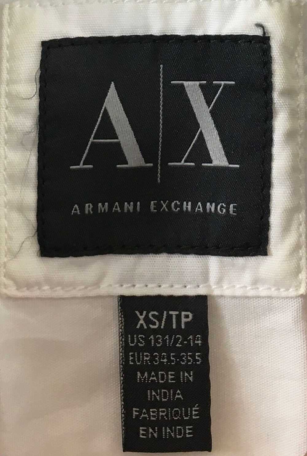 Armani Exchange Men's White Dress Shirt, XS - image 4