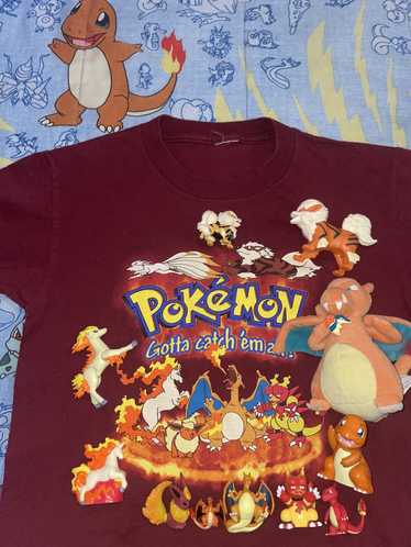 Vintage 1999 Pokemon Nintendo T-Shirt Size Youth XL/M… - Gem