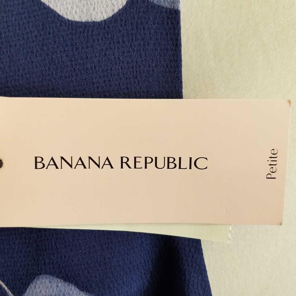 Banana Republic Women Blue Printed Dress 00P NWT - image 4