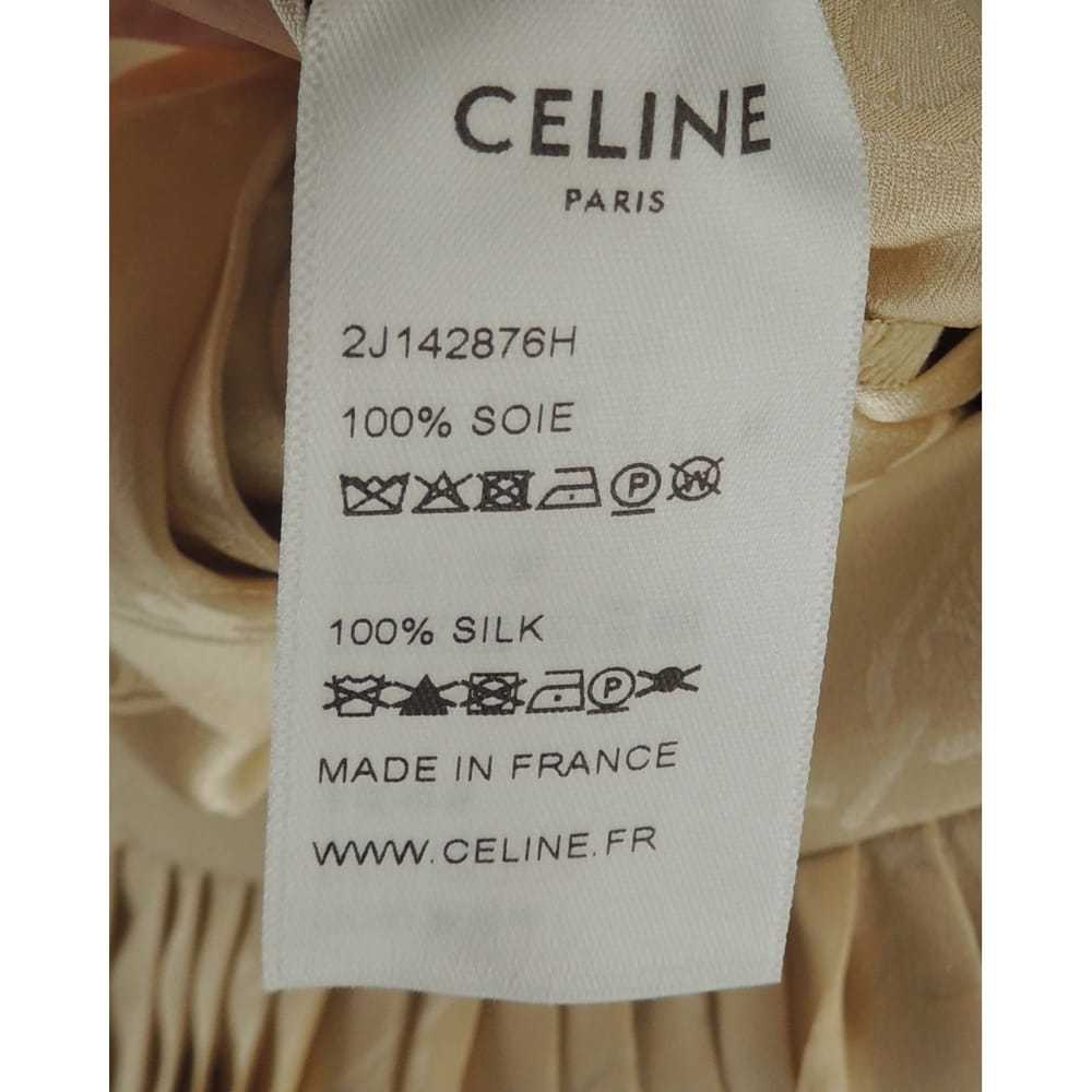 Celine Silk mid-length skirt - image 7