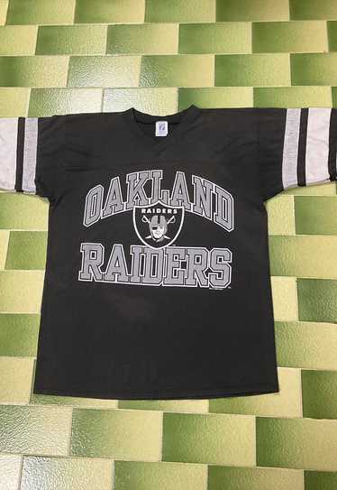 Oakland LV Raiders Tim Brown Vintage Logo Athletic Football Jersey Mens Sz  L 90s