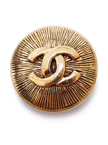 CHANEL Pre-Owned 1981-1985 CC brooch - Gold