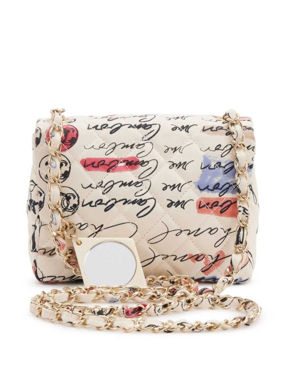 CHANEL Pre-Owned 2006 Mini Graffiti Classic Flap … - image 2