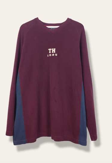 Vintage Tommy Hilfiger Sweatshirt TH 1985 in Burgu