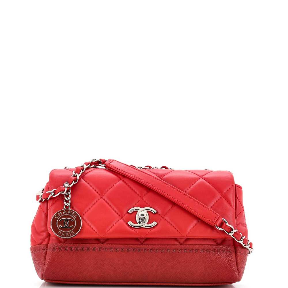 CHANEL Bi Coco Flap Bag Quilted Lambskin with Cav… - image 1