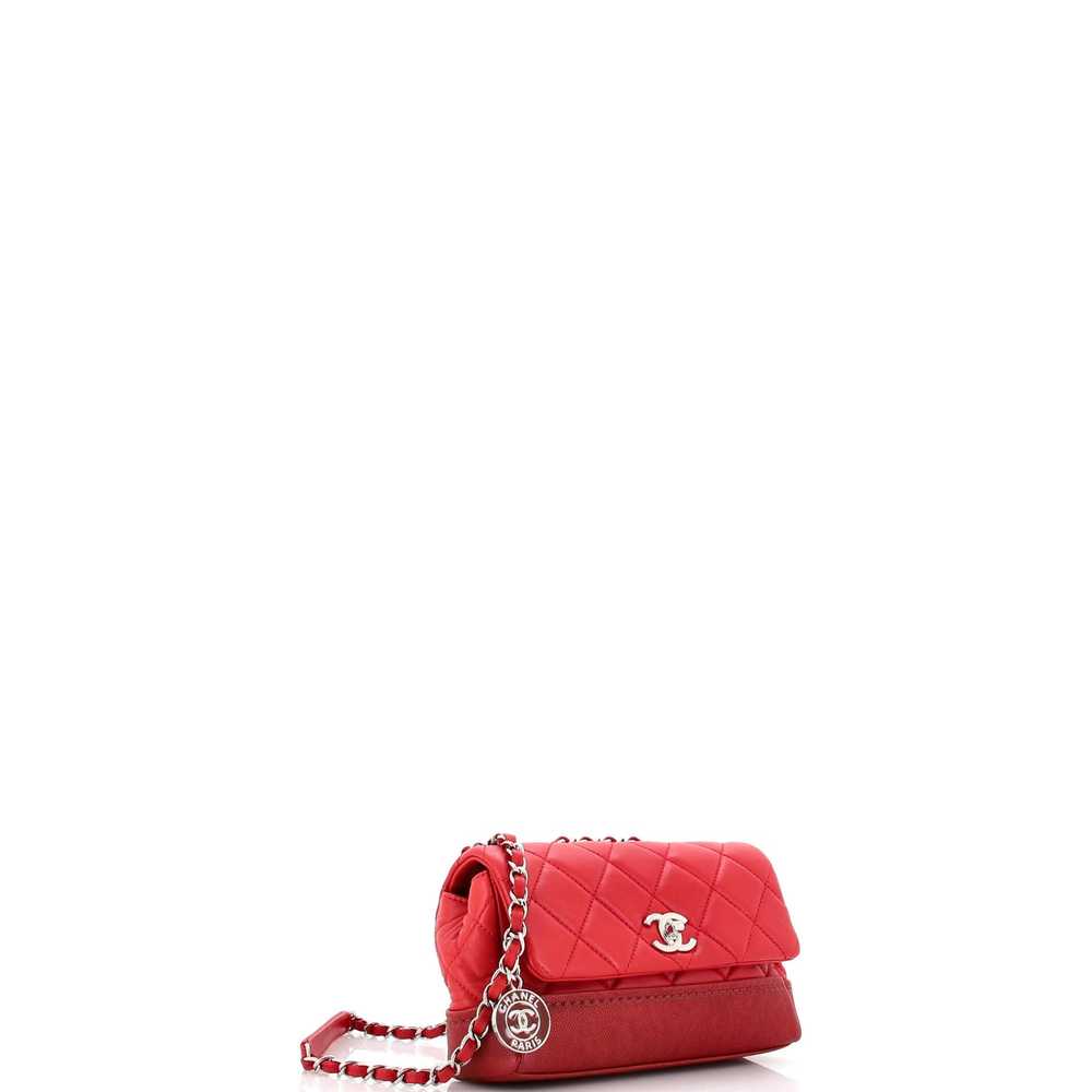 CHANEL Bi Coco Flap Bag Quilted Lambskin with Cav… - image 3