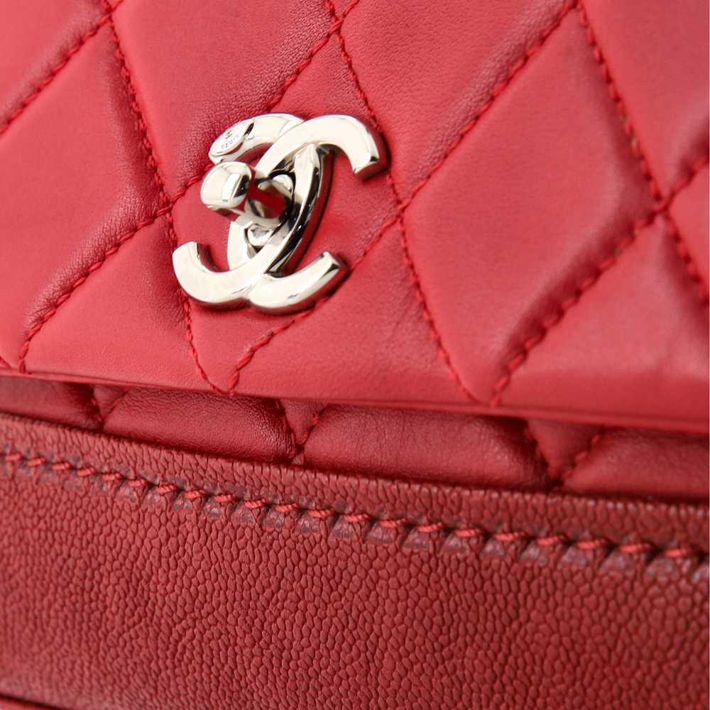 CHANEL Bi Coco Flap Bag Quilted Lambskin with Cav… - image 7