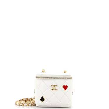 CHANEL Coco Casino Vanity Case with Chain Quilted 