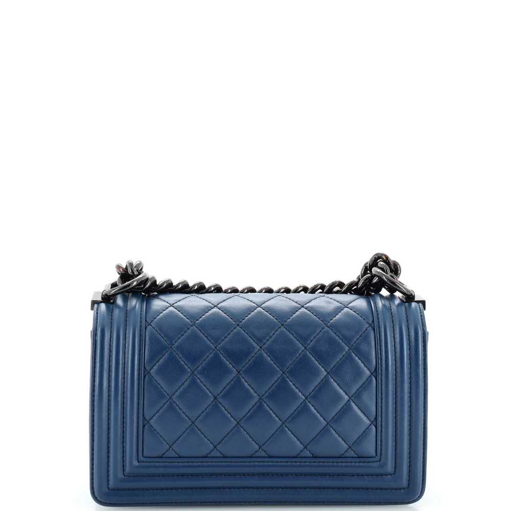 CHANEL Boy Flap Bag Quilted Lambskin Small - image 3