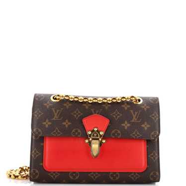 Louis Vuitton Kimono Handbag Monogram Canvas and Leather MM Brown, Neutral