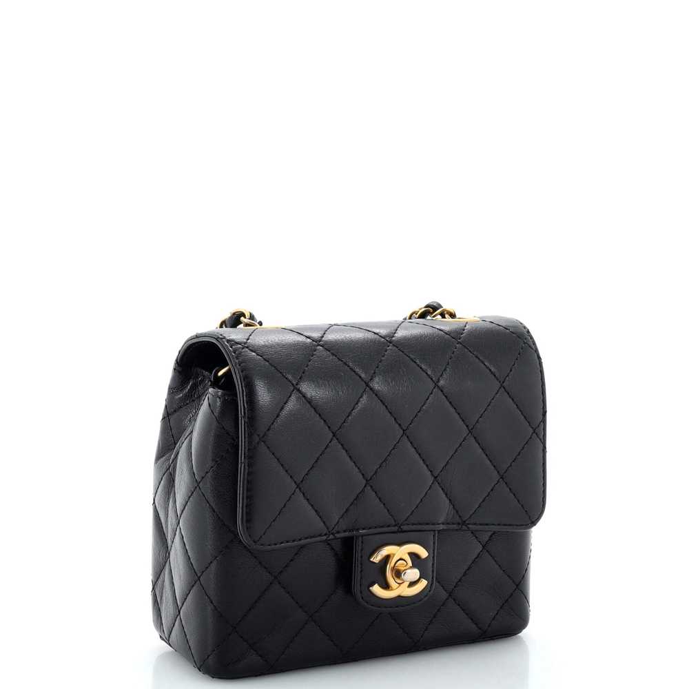CHANEL Retro Classic Square Flap Bag Quilted Goat… - image 2