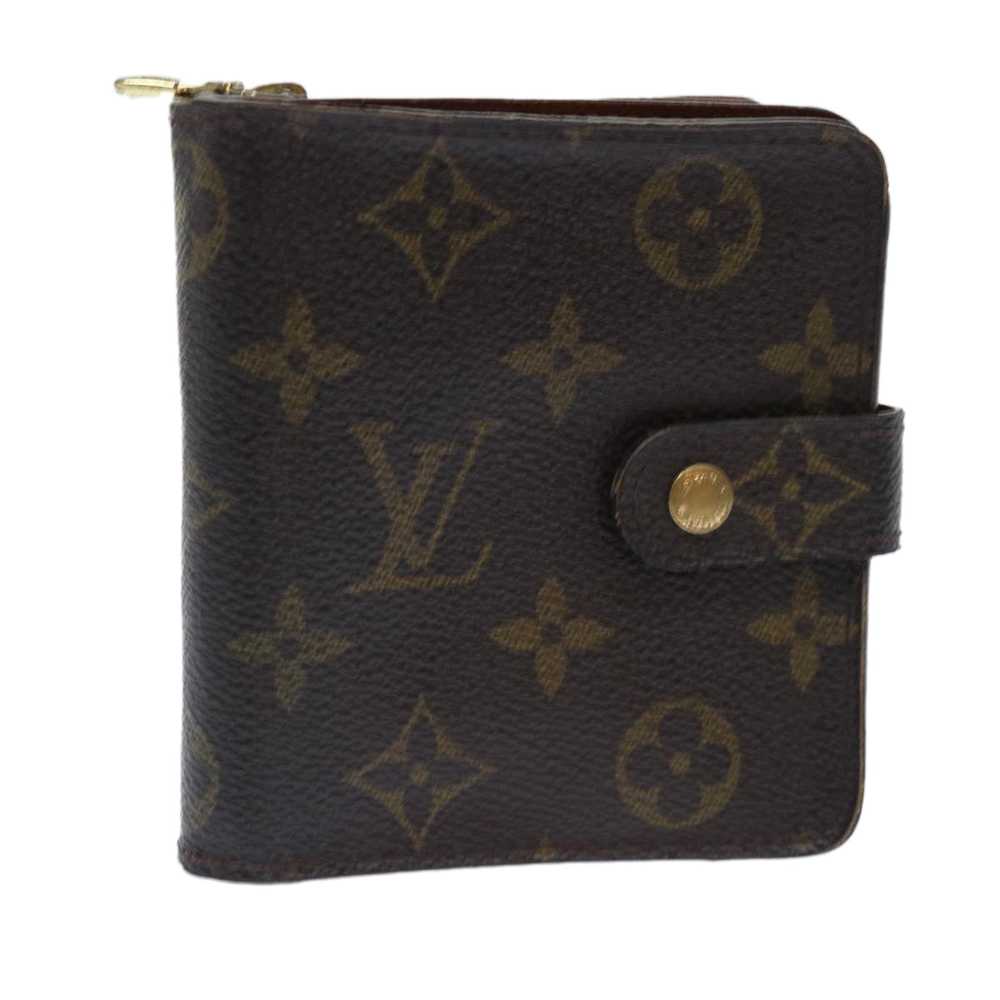 LOUIS VUITTON Monogram Compact Zip Wallet M61667 … - image 1