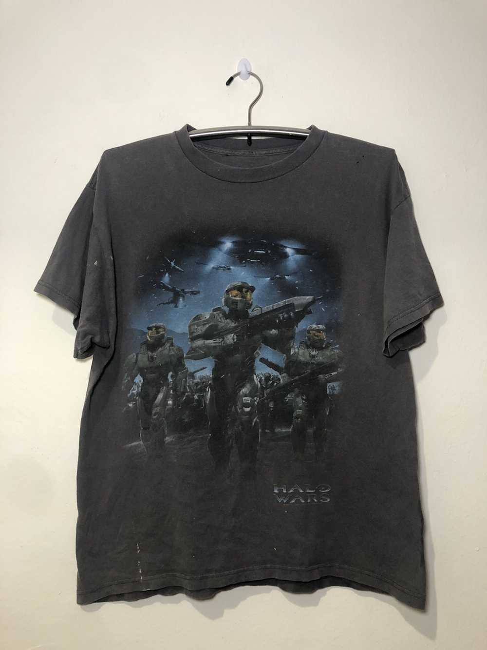 Exclusive Game × Vintage × War Halo Wars Game T S… - image 1