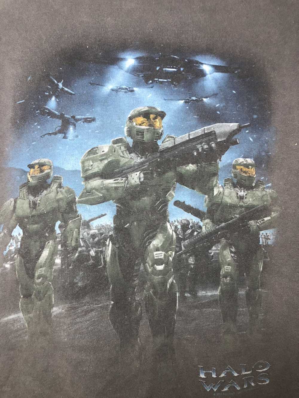 Exclusive Game × Vintage × War Halo Wars Game T S… - image 2