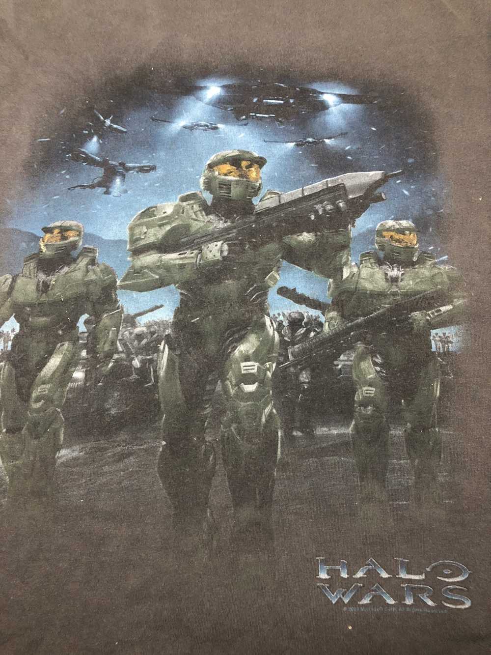 Exclusive Game × Vintage × War Halo Wars Game T S… - image 7