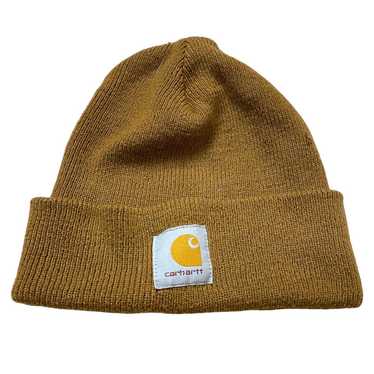 Carhartt Carhartt Vintage Brown Tan Knit Beanie H… - image 1