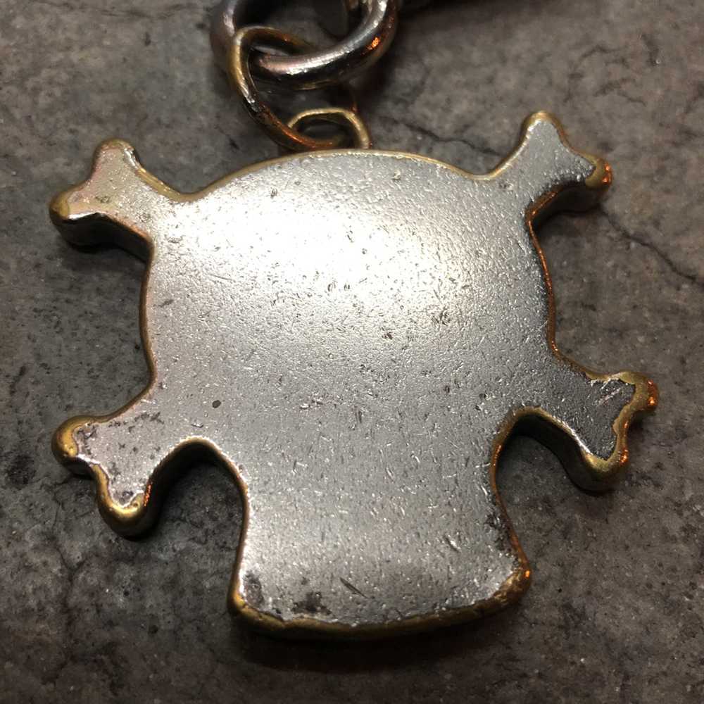 Prada Prada Skull N Crossbone Metal Keychain - image 2