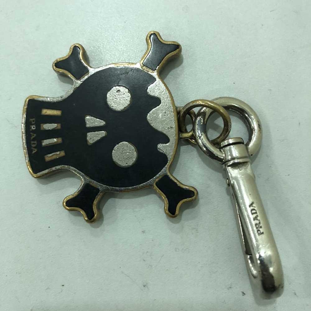Prada Prada Skull N Crossbone Metal Keychain - image 5