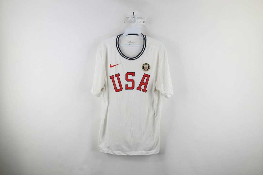 Nike × Vintage Nike Spell Out Olympics USA Short … - image 1