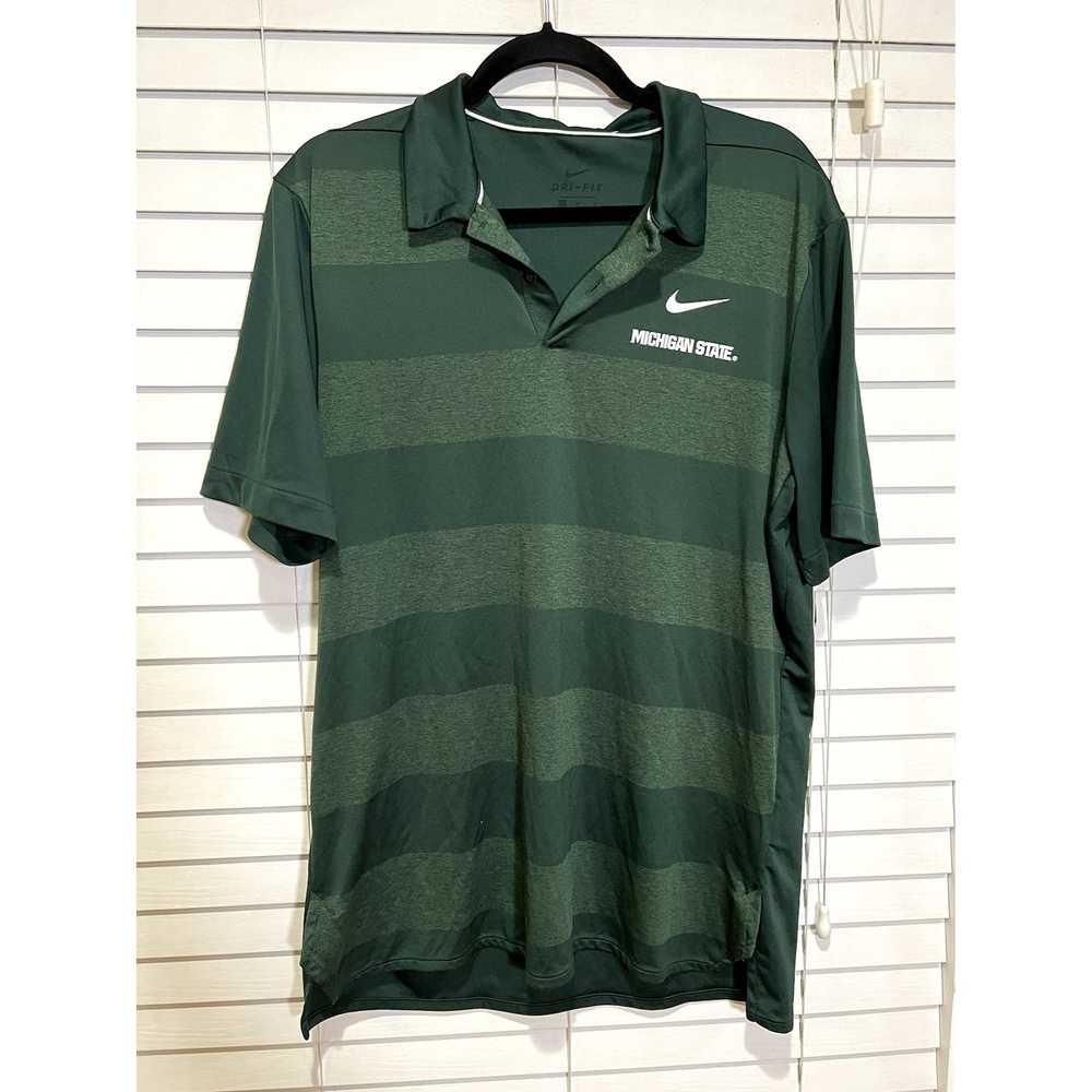 Nike Nike Michigan State Spartans Polo Shirt - Si… - image 1