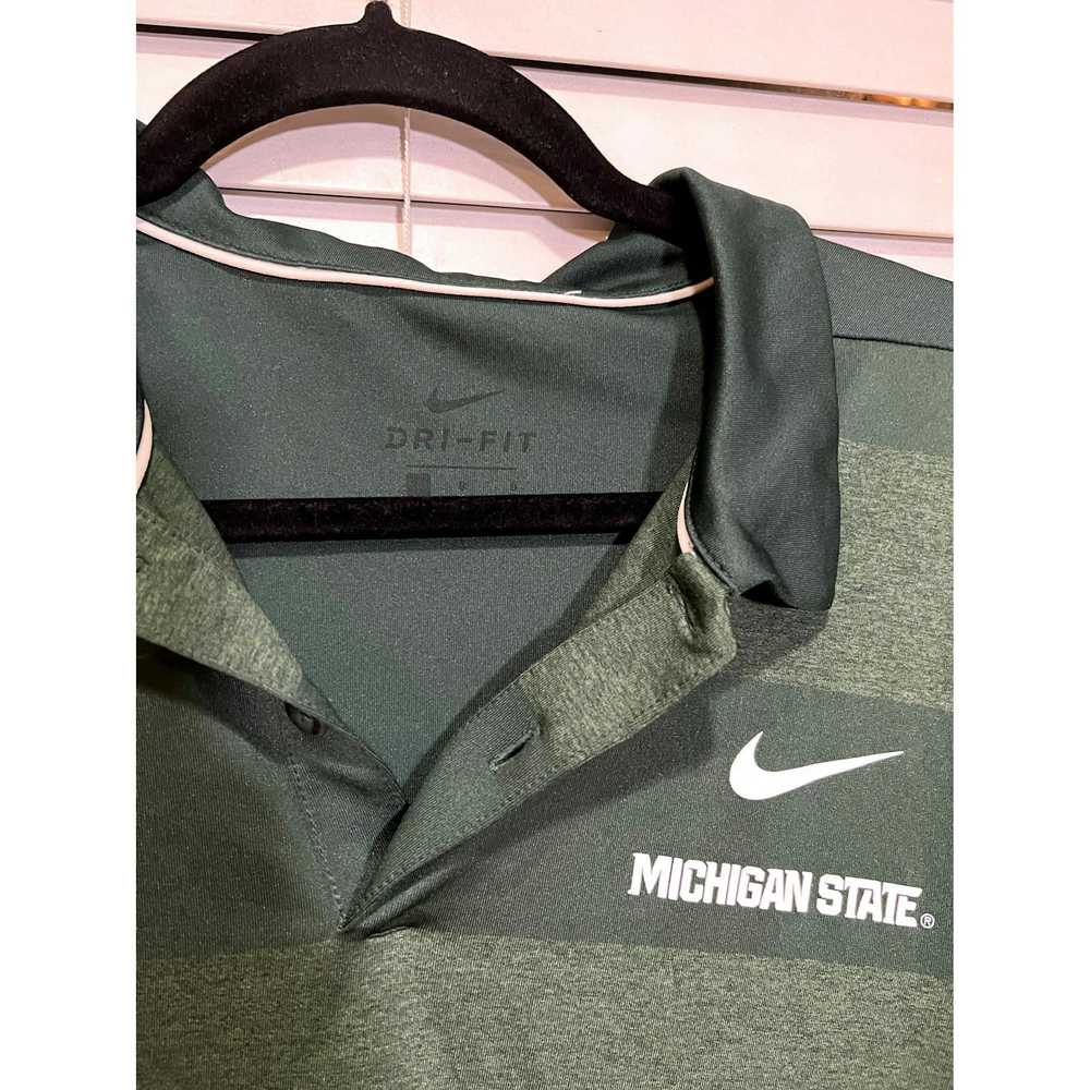 Nike Nike Michigan State Spartans Polo Shirt - Si… - image 2