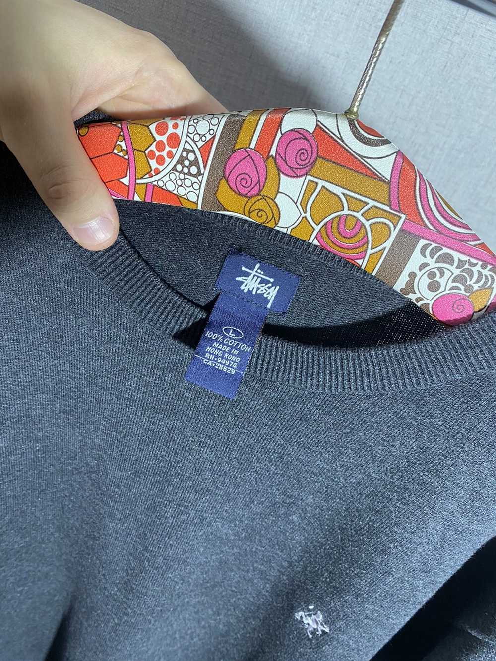 Japanese Brand × Stussy × Vintage Vintage Sweater… - image 2