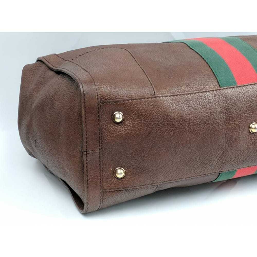 Gucci Boston leather satchel - image 10