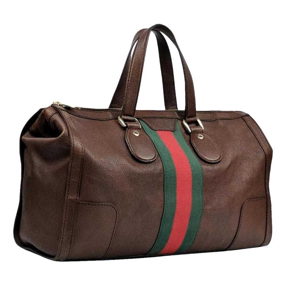 Gucci Boston leather satchel - image 1