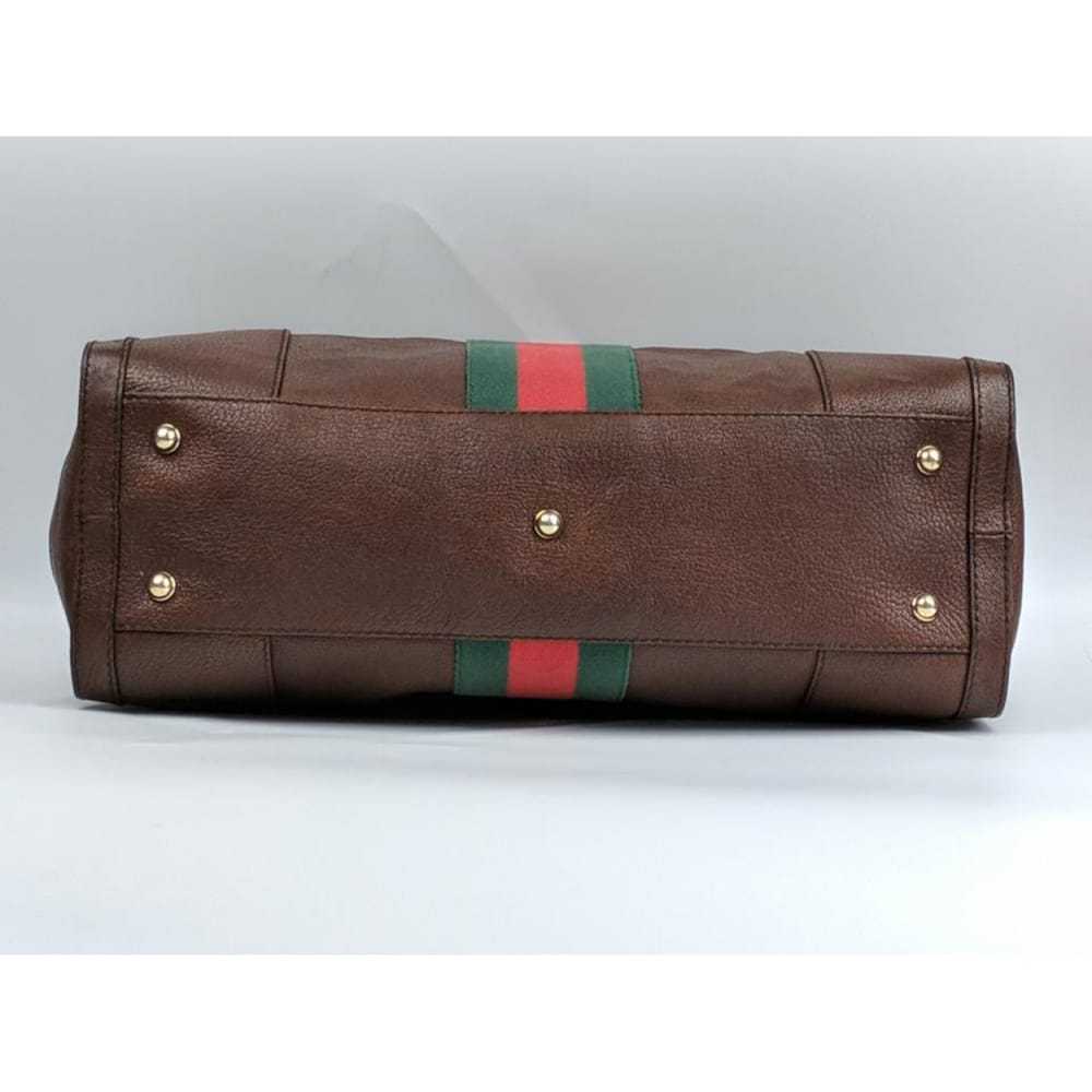 Gucci Boston leather satchel - image 5